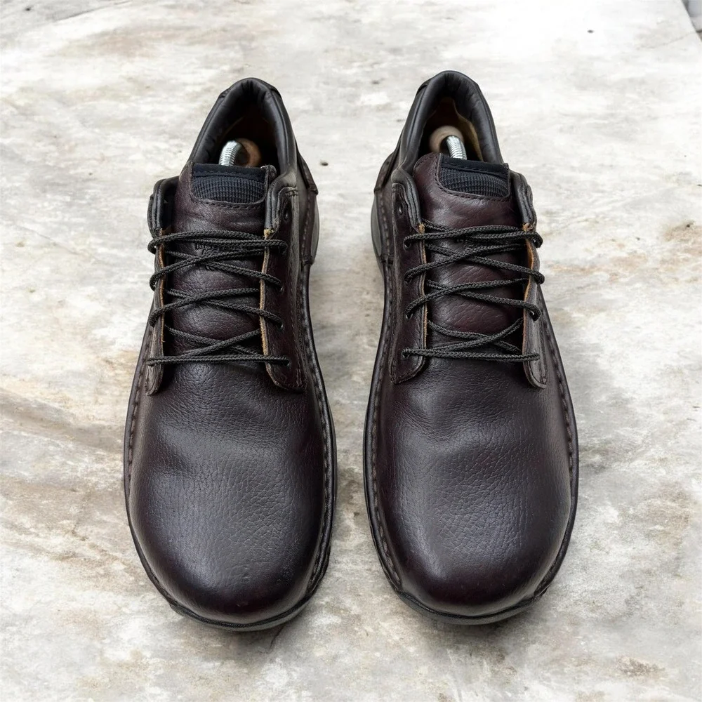 Red Wing StitchMax Men's Brown Leather Work Safety Oxford Shoes 6740 Size 11 B